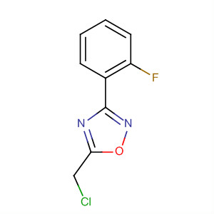 5-(Chloromethyl)-3-(2-fluorophenyl)-1,2,4-oxadiazole Structure,110704-45-5Structure