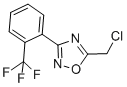 5-Chloromethyl-3-(2-trifluoromethylphenyl)-[1,2,4]oxadiazole Structure,110704-47-7Structure