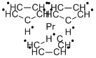 Tris(cyclopentadienyl)praseodymium(III) Structure,11077-59-1Structure