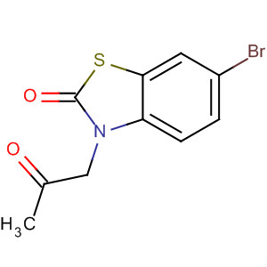 6-Bromo-3-(2-oxopropyl)-1,3-benzothiazol-2(3h)-one Structure,110817-94-2Structure