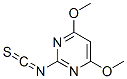 (9CI)-2-异硫代氰酰基-4,6-二甲氧基-嘧啶结构式_110860-38-3结构式