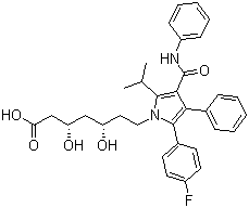 (r*,r*)-2-(4-氟苯基)-,d-二羟基-5-(1-甲基乙基)-3-苯基-4-[(苯基氨基)羰基]-1H-吡咯-1-庚酸结构式_110862-48-1结构式