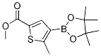 Methyl 5-methyl-4-(4,4,5,5-tetramethyl-1,3,2-dioxaborolan-2-yl)thiophene-2-carboxylate Structure,1109284-49-2Structure