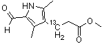 Methyl3-(5-formyl-2,4-dimethyl-1h-pyrrol-3-yl)propanoate Structure,110995-29-4Structure