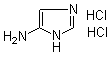 1H-咪唑-4-胺双盐酸盐结构式_111005-19-7结构式