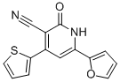 6-(2-Furyl)-2-oxo-4-(2-thienyl)-1,2-dihydro-3-pyridinecarbonitrile Structure,111121-81-4Structure