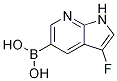 B-(3-氟-1H-吡咯并[2,3-B]吡啶-5-基)-硼酸结构式_1111637-69-4结构式