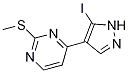 4-(5-碘-1H-吡唑-4-基)-2-(甲基硫代)嘧啶结构式_1111637-86-5结构式