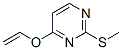 Pyrimidine, 4-(ethenyloxy)-2-(methylthio)- (9ci) Structure,111183-97-2Structure