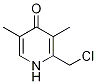 2-(Chloromethyl)-3,5-dimethylpyridin-4(1h)-one Structure,1114596-75-6Structure