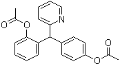 Bisacodyl related compound e (20 mg) (2-[(4-acetoxyphenyl)(pyridin-2-yl)methyl]phenyl acetate) Structure,111664-35-8Structure