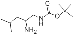 N-(2-amino-4-methylpentyl)Carbamic acid 1,1-dimethylethyl ester Structure,1117693-62-5Structure