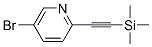 5-溴-2-[2-(三甲基甲硅烷基)乙炔基]吡啶结构式_111770-80-0结构式