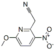 2-Cyanomethyl-3-nitro-6-methoxy pyridine Structure,111795-99-4Structure