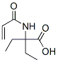(9ci)-2-乙基-2-[(1-氧代-2-丙烯基)氨基]-丁酸结构式_111818-56-5结构式