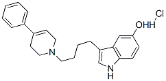 3-[4-(3,6-Dihydro-4-phenyl-1(2H)-pyridinyl)butyl]-1H-indol-5-ol hydrochloride Structure,112192-04-8Structure