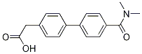 2-(4-(Dimethylcarbamoyl)-[1,1-biphenyl]-4-yl)aceticacid Structure,1125447-12-2Structure