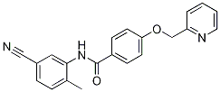 N-(5-cyano-2-methylphenyl)-4-(pyridin-2-ylmethoxy)benzamide Structure,1126369-40-1Structure