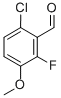 6-Chloro-2-fluoro-3-methoxybenzaldehyde Structure,112641-64-2Structure