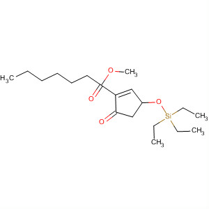 Methyl 7-(5-oxo-3-((triethylsilyl)oxy)cyclopent-1-en-1-yl)heptanoate Structure,112713-92-5Structure