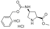 (2S,4s)-4-cbz-amino pyrrolidine-2-carboxylic acid methyl ester Structure,1128076-49-2Structure