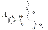 N-(5-甲氨基-2-噻吩甲酰基)-L-谷氨酸二乙酯结构式_112889-02-8结构式