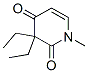 3,3-Diethyl-1-methyl-2,4(1h,3h)-pyridinedione Structure,1130-18-3Structure