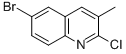 6-Bromo-2-chloro-3-methylquinoline Structure,113092-96-9Structure