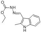 Ethyl 2-((2-methyl-1h-indol-3-yl)methylene)hydrazinecarboxylate Structure,113143-56-9Structure