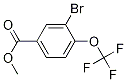 Methyl 3-bromo-4-(trifluoromethoxy)benzoate Structure,1131594-45-0Structure