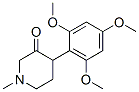 1-甲基-4-(2,4,6-三甲氧基苯基)-3-哌啶酮结构式_113225-10-8结构式