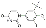 1-(3-叔丁基-5-碘-4-甲氧基苯基)嘧啶-2,4(1h,3h)-二酮结构式_1132940-53-4结构式