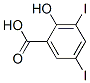 3,5-Di-iodo salicylic acid Structure,1133-91-5Structure