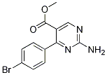 Methyl 2-amino-4-(4-bromophenyl)pyrimidine-5-carboxylate Structure,1133115-66-8Structure