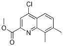 Methyl 4-chloro-7,8-dimethylquinoline-2-carboxylate Structure,1133115-70-4Structure