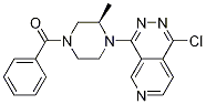 Methanone, [(3r)-4-(1-chloropyrido[3,4-d]pyridazin-4-yl)-3-methyl-1-piperazinyl]phenyl- Structure,1133749-93-5Structure