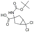 3-(Boc-amino)-6,6-dichlorobicyclo[3.1.0]hexane-3-carboxylic acid Structure,1134759-39-9Structure