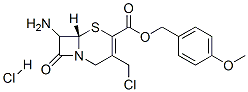 7-氨基-3-氯-3-头孢唑啉-4羧酸对甲氧苄盐酸盐结构式_113479-65-5结构式