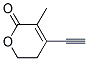 (9ci)-4-乙炔-5,6-二氢-3-甲基-2H-吡喃-2-酮结构式_113490-30-5结构式