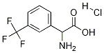 2-氨基-2-[3-(三氟甲基)苯基]乙酸盐酸盐结构式_1134915-25-5结构式