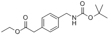 Ethyl 2-(4-((tert-butoxycarbonylamino)methyl)phenyl)acetate Structure,113520-37-9Structure