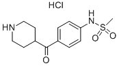 N-[4-(piperidine-4-carbonyl)-phenyl]methanesulfonamide hydrochloride Structure,113559-02-7Structure