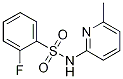 2-Fluoro-n-(6-methyl-2-pyridyl)benzenesulfonamide Structure,1136813-84-7Structure