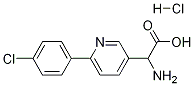 2-氨基-2-[6-(4-氯苯基)-3-吡啶]乙酸盐酸盐结构式_1137666-85-3结构式