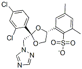 cis-[2-(2,4-二氯苯基)-2-(1H-1,2,4-三唑-1-基甲基)-1,3-二氧戊环-4-基]甲基对甲苯磺酸酯结构式_113770-65-3结构式