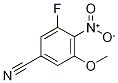 3-Fluoro-5-methoxy-4-nitrobenzonitrile Structure,1137869-92-1Structure