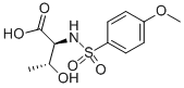 (2S,3r)-3-hydroxy-2-{[(4-methoxyphenyl)sulfonyl]amino}butanoic acid Structure,113793-31-0Structure