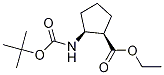 Ethyl (1r,2s)-2-(boc-amino)cyclopentanecarboxylate Structure,1140972-29-7Structure