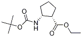 Ethyl (1s,2r)-2-(boc-amino)cyclopentanecarboxylate Structure,1140972-31-1Structure