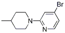 4-Bromo-2-(4-methylpiperidin-1-yl)pyridine Structure,1142194-45-3Structure